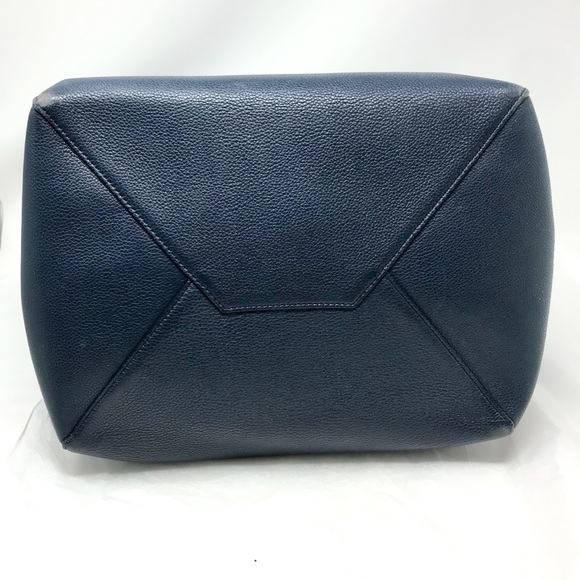 Céline Phantom Tie Cabas Leather Tote Navy - Picture 4 of 8